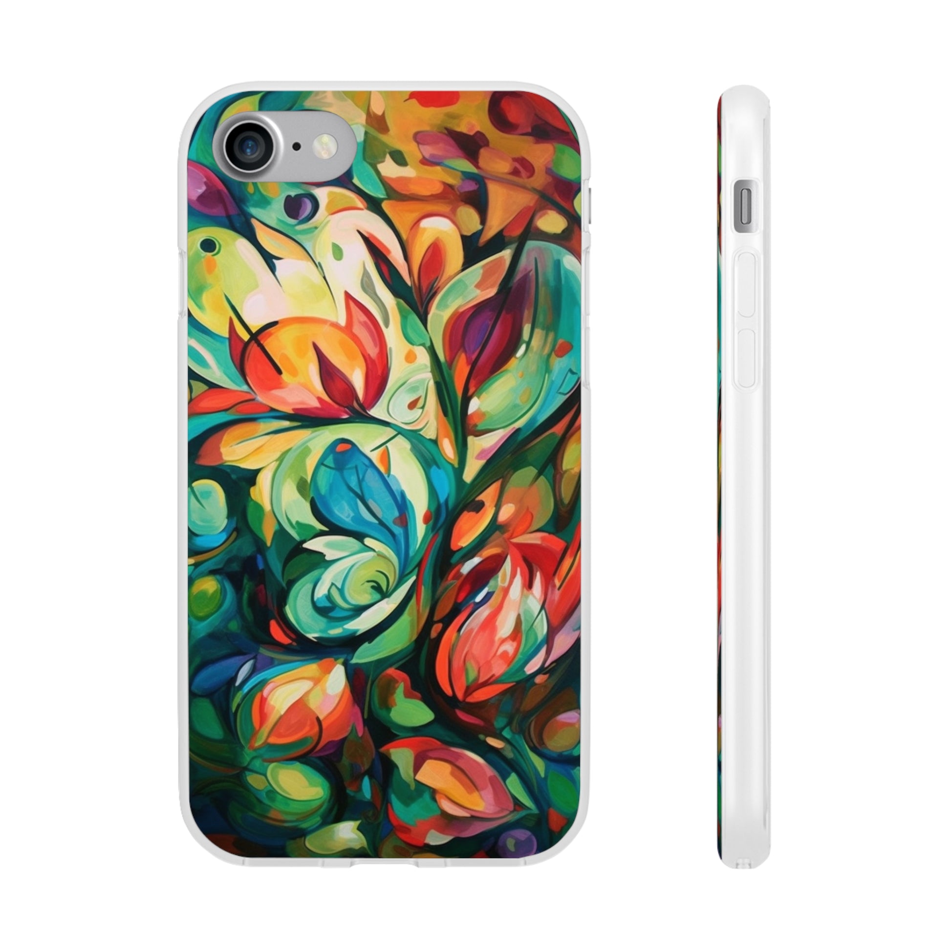 Spring Flourish Phone Case - Artistic Floral Elegance - Spring Collection - Flexi Cases Phone Case Pattern Symphony   