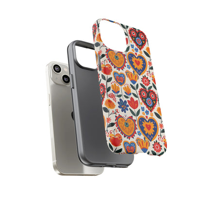 Whimsical Hearts - Phone Case