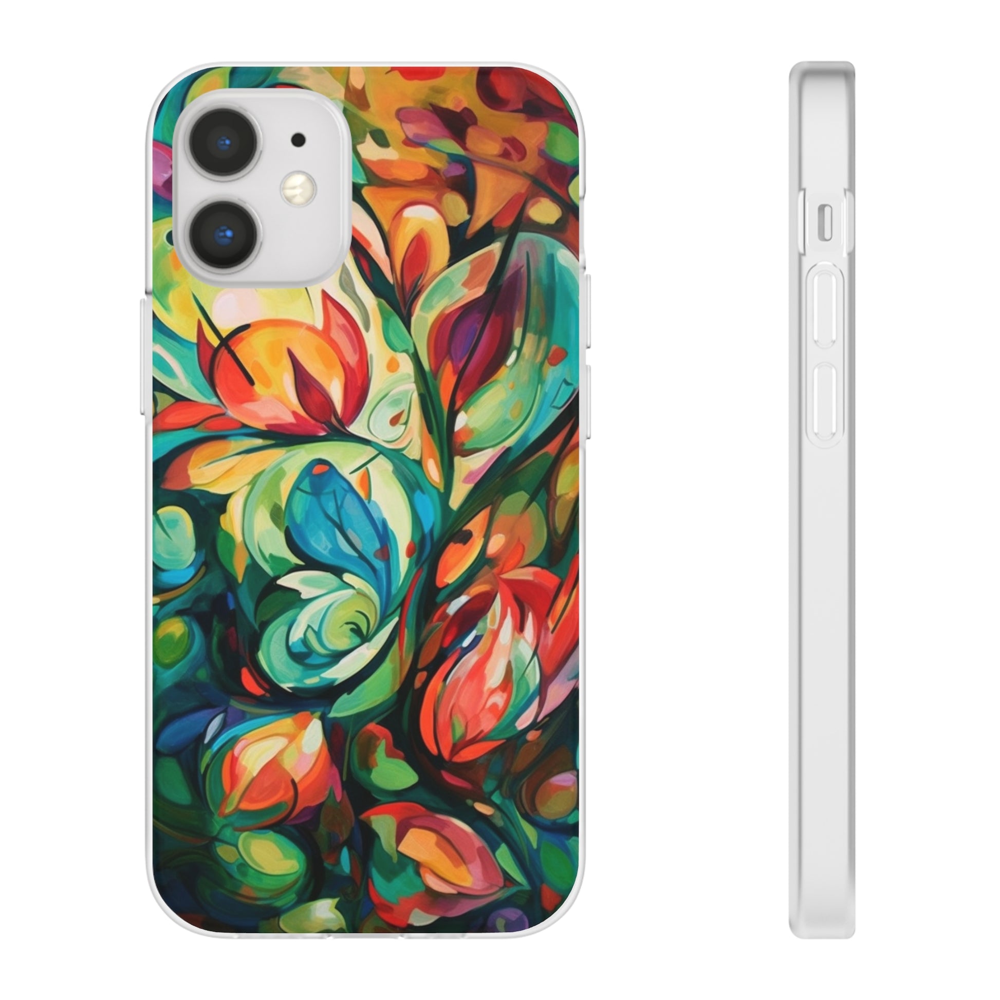 Spring Flourish Phone Case - Artistic Floral Elegance - Spring Collection - Flexi Cases Phone Case Pattern Symphony   