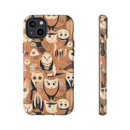 Abstract Owl - Phone Case