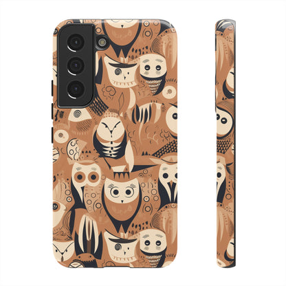 Abstract Owl - Phone Case