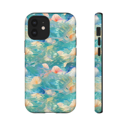 Watercolour Seashell Wonders - Protective Tough Phone Case