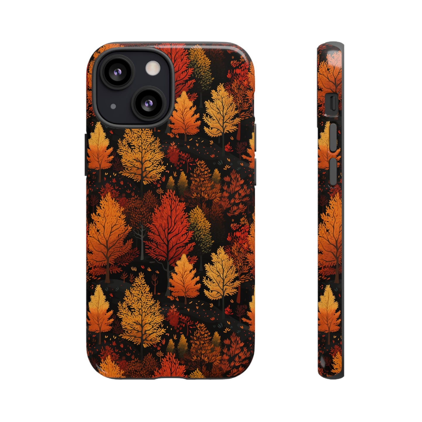 Bronzed Forest: A Chromatic Landscape - Tough Phone Case