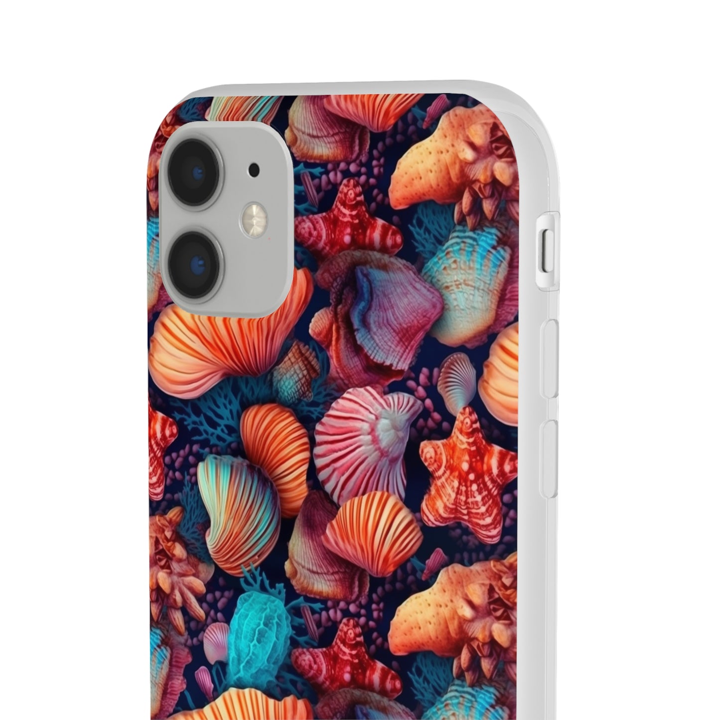 Vibrant Shallow Seascape - Flexible Phone Case Phone Case Pattern Symphony   