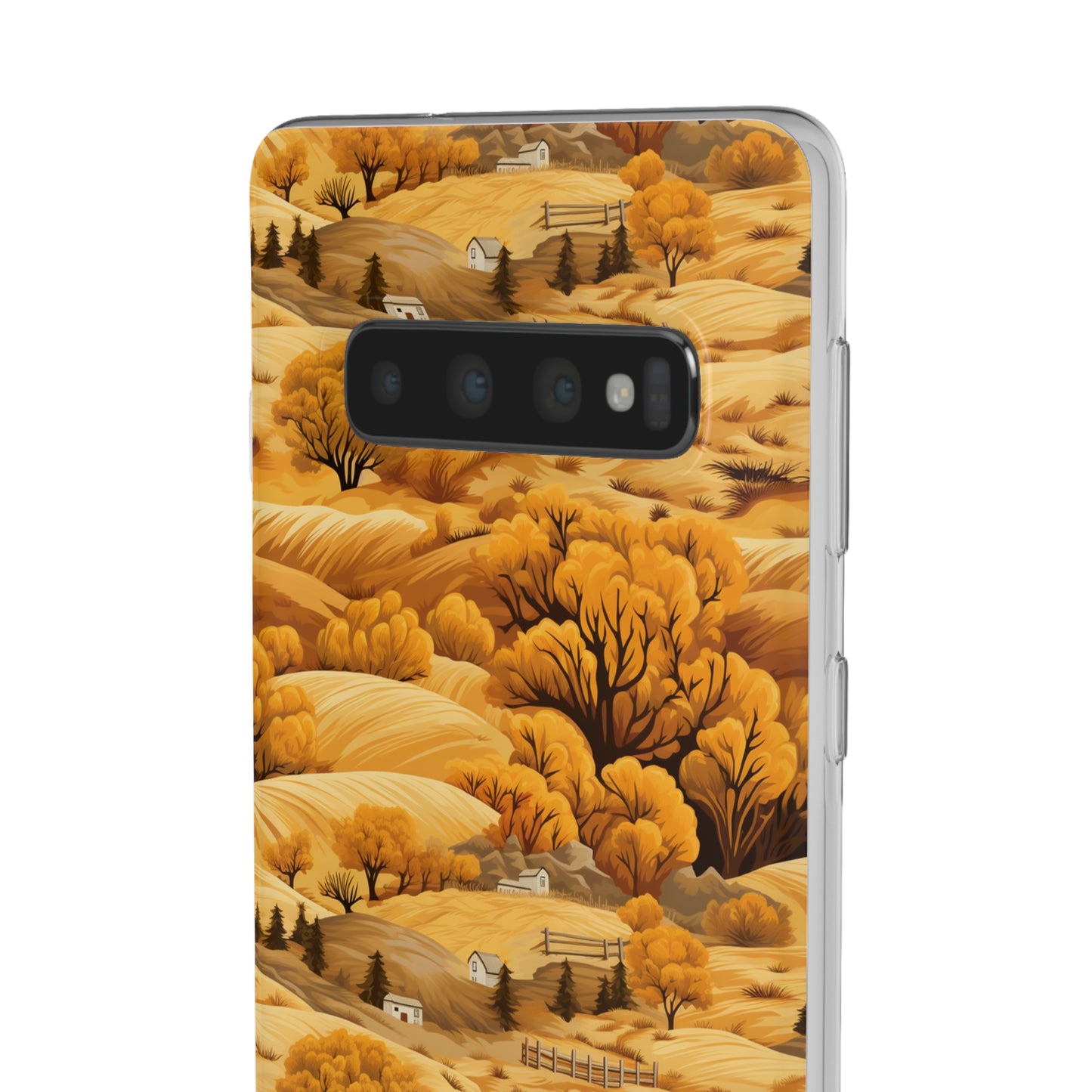 Rural Rhapsody: Early Autumn Farm Tales - Flexible Phone Case