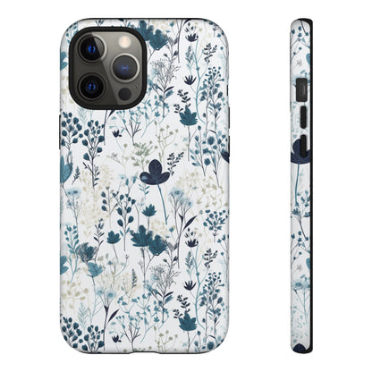 Serene Blue Wildflower - Phone Case