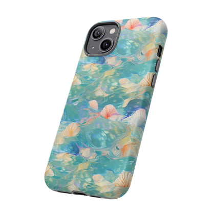 Watercolour Seashell Wonders - Protective Tough Phone Case