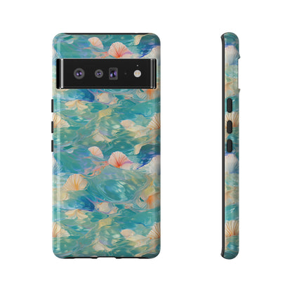 Watercolour Seashell Wonders - Protective Tough Phone Case