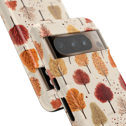 Gradient Grove: Autumn's Diverse Palette - Tough Phone Case