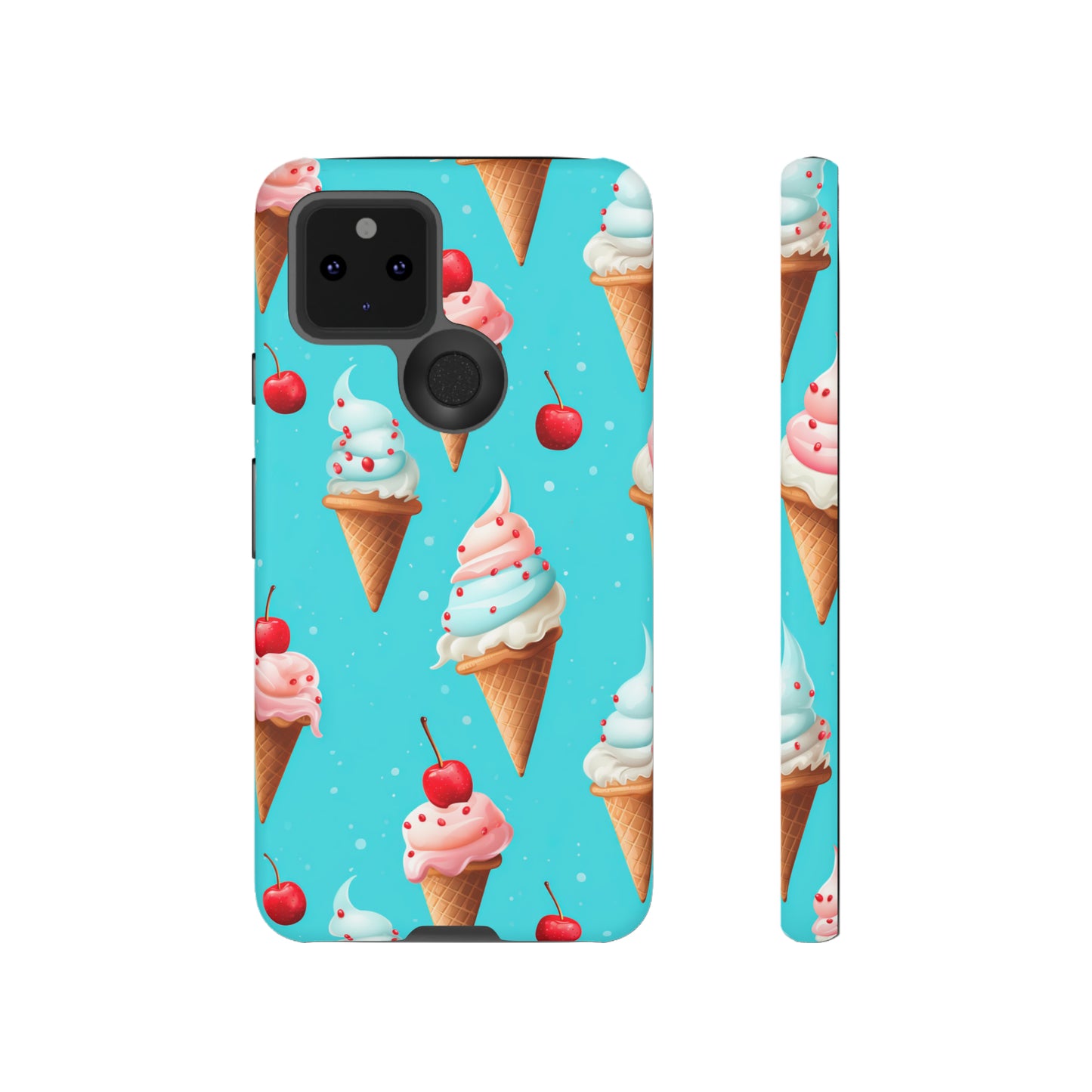 Sundae Funday - Ice Cream Cone Pattern Phone Case - iPhone & Samsung Compatible Phone Case Pattern Symphony   