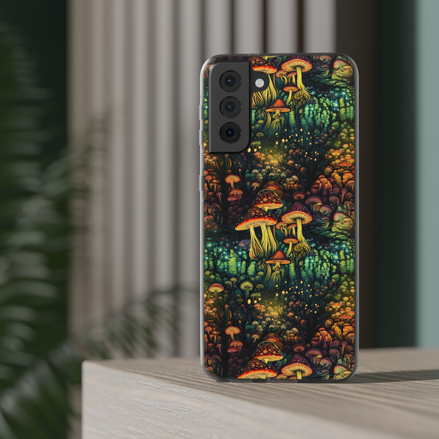 Neon Hallucinations: An Illumulated Autumn Spectacle - Flexible Phone Case