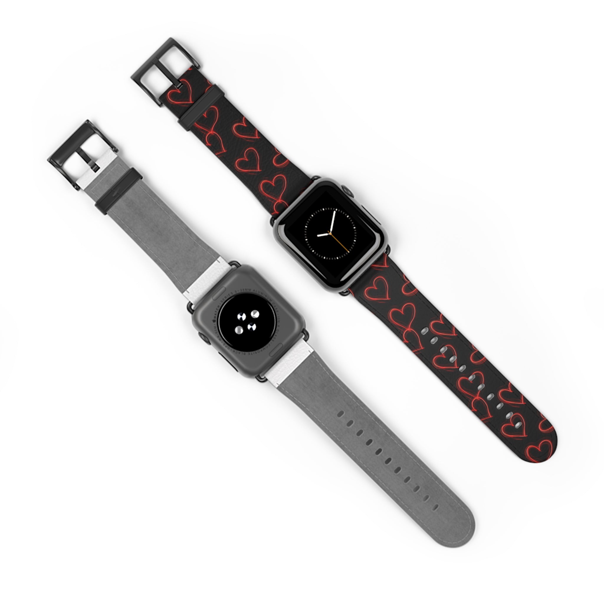 Neon Heartbeat: Fluorescent Flame - Apple Watch Strap