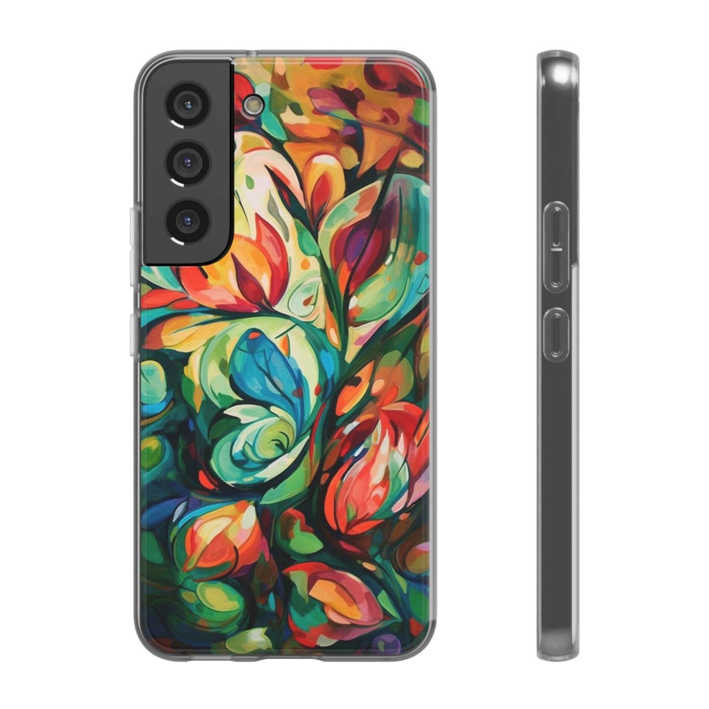 Spring Flourish Phone Case - Artistic Floral Elegance - Spring Collection - Flexi Cases Phone Case Pattern Symphony   