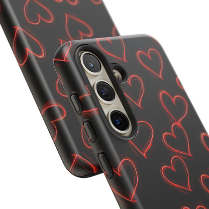 Neon Heartbeat - Phone Case