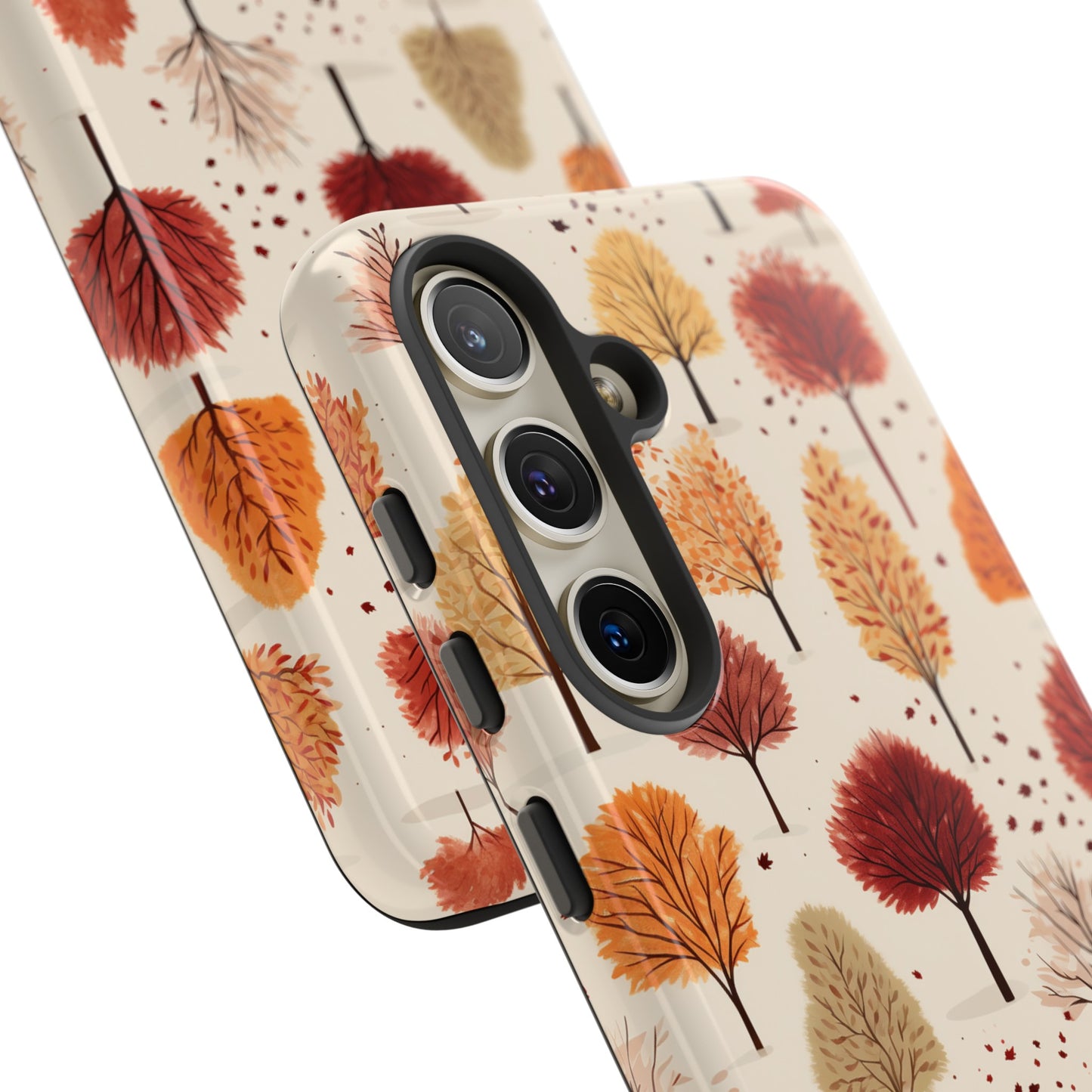 Gradient Grove: Autumn's Diverse Palette - Tough Phone Case