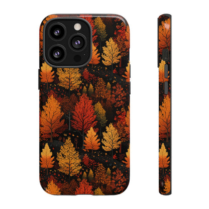 Bronzed Forest: A Chromatic Landscape - Tough Phone Case