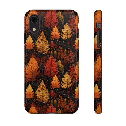 Bronzed Forest: A Chromatic Landscape - Tough Phone Case