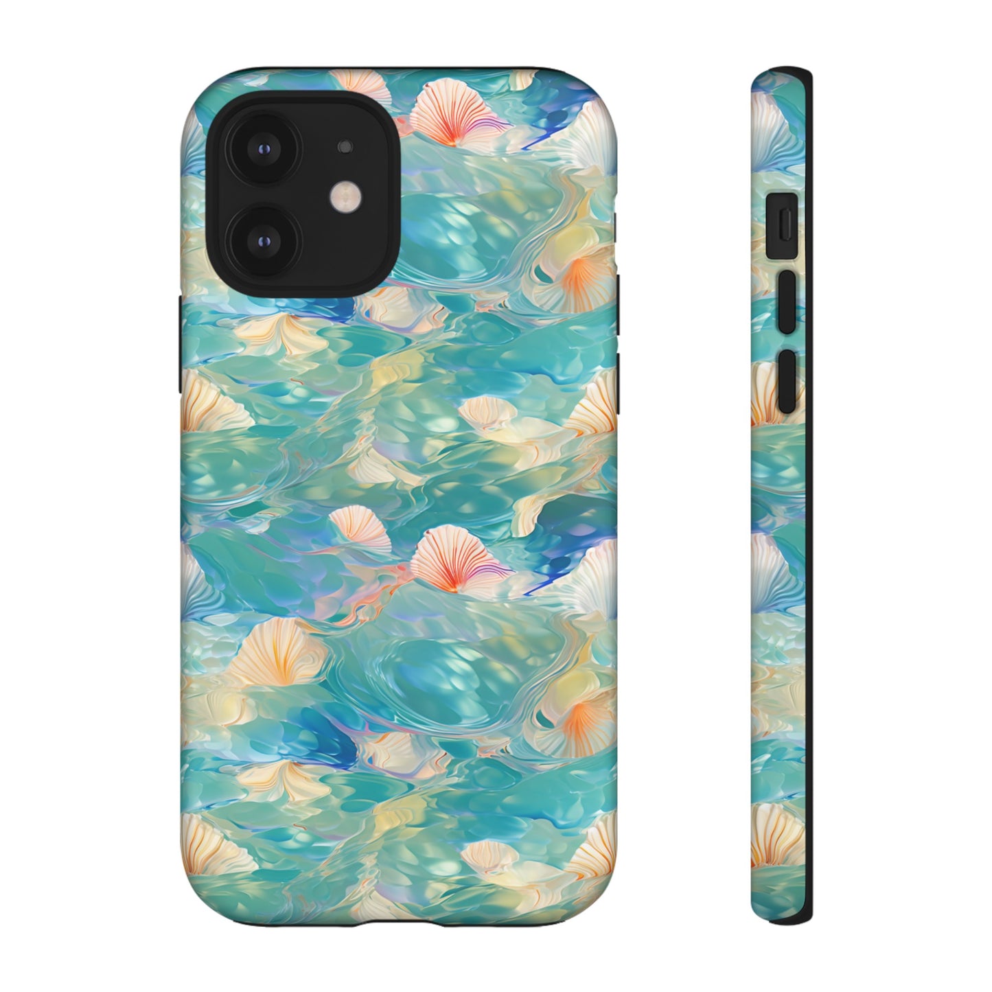 Watercolour Seashell Wonders - Protective Tough Phone Case