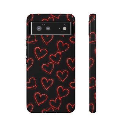 Neon Heartbeat - Phone Case