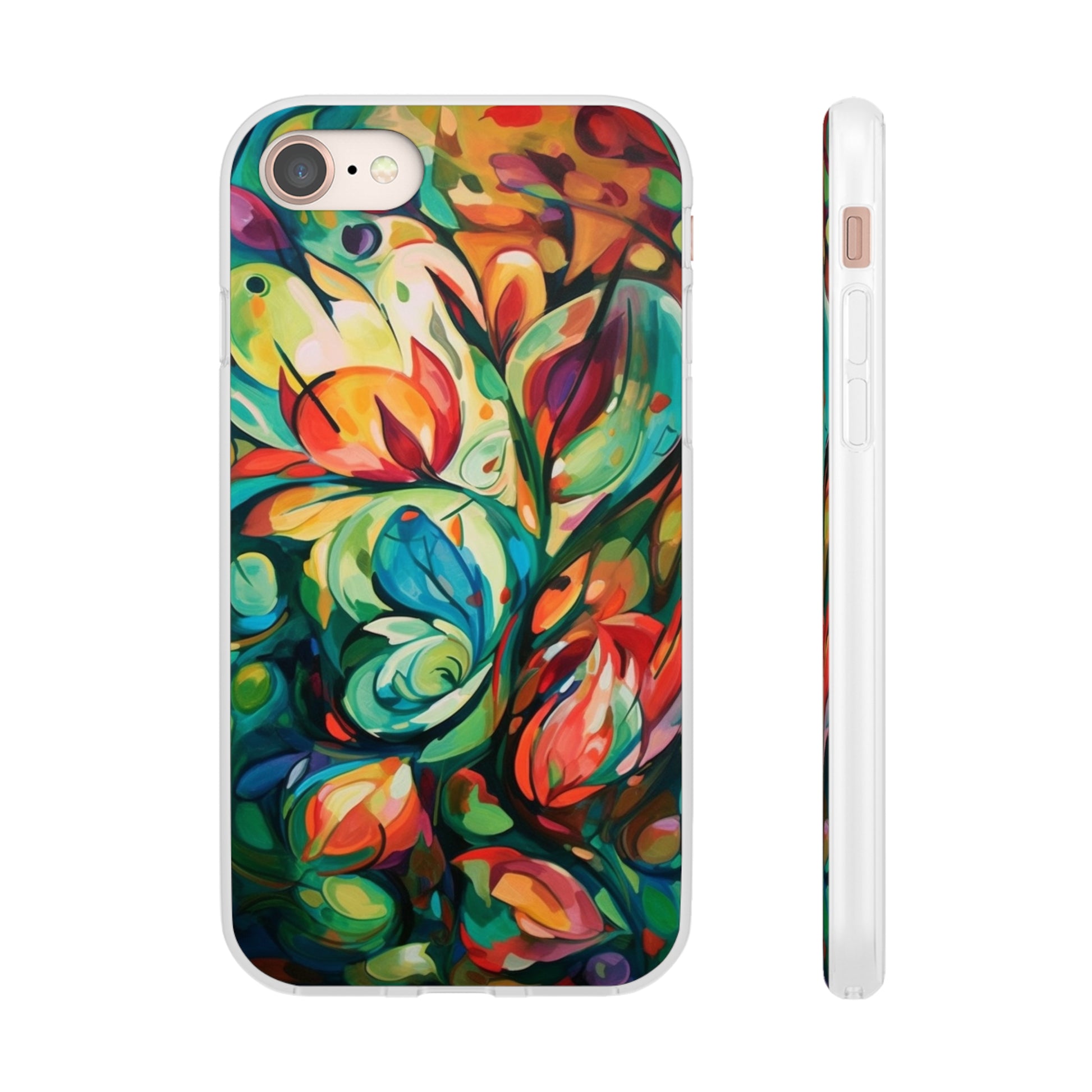 Spring Flourish Phone Case - Artistic Floral Elegance - Spring Collection - Flexi Cases Phone Case Pattern Symphony   