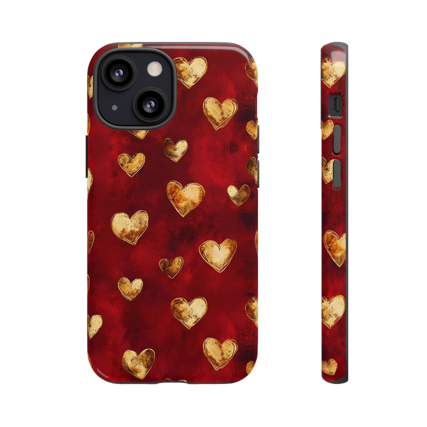 Midas Touch: Gilded Hearts - Phone Case