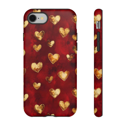 Midas Touch: Gilded Hearts - Phone Case