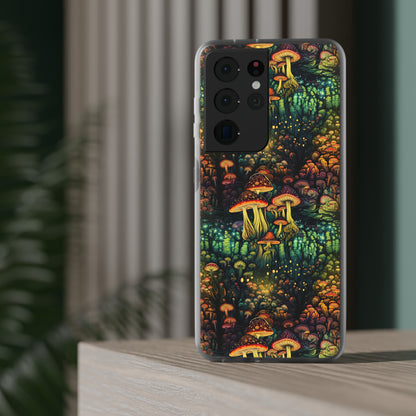 Neon Hallucinations: An Illumulated Autumn Spectacle - Flexible Phone Case