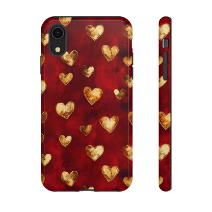 Midas Touch: Gilded Hearts - Phone Case