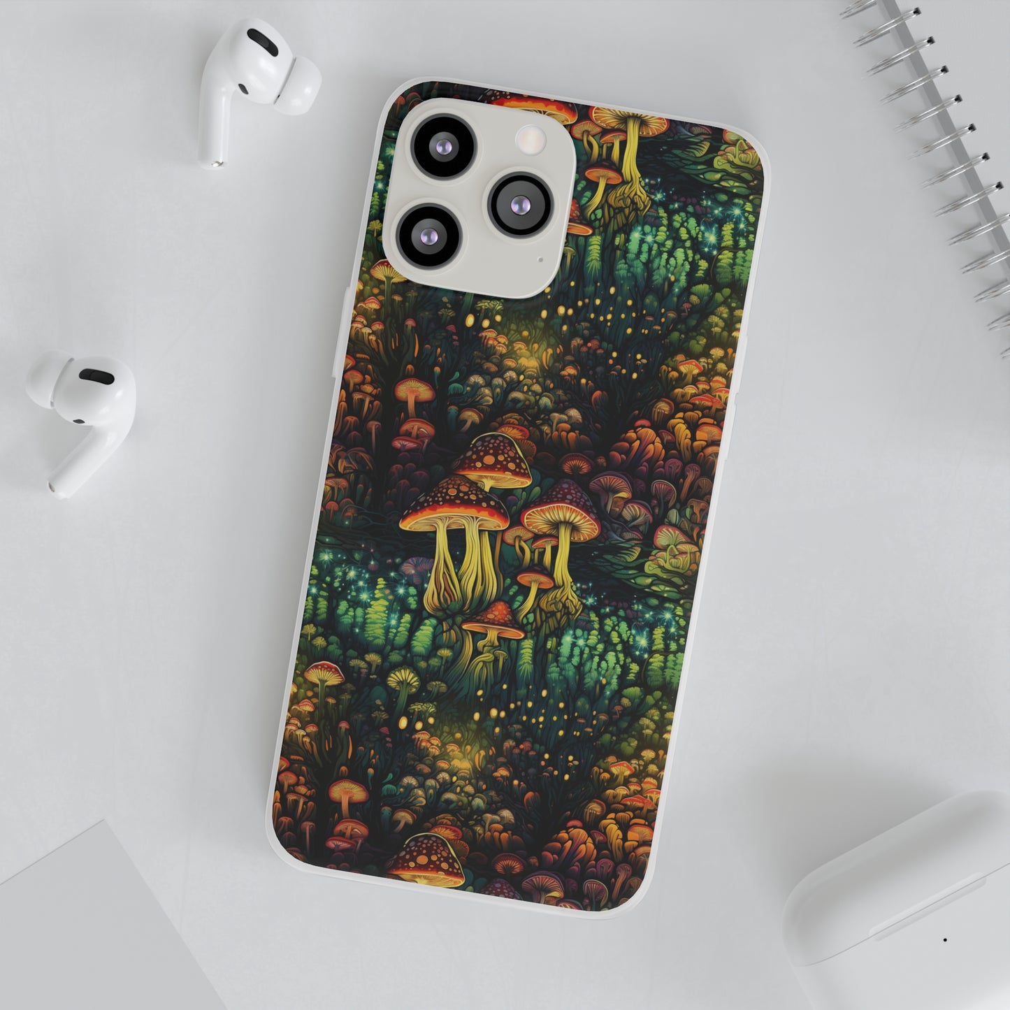 Neon Hallucinations: An Illumulated Autumn Spectacle - Flexible Phone Case