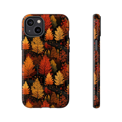 Bronzed Forest: A Chromatic Landscape - Tough Phone Case