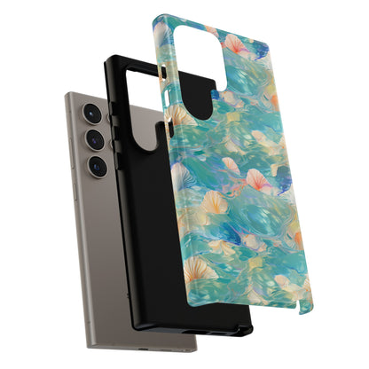 Watercolour Seashell Wonders - Protective Tough Phone Case