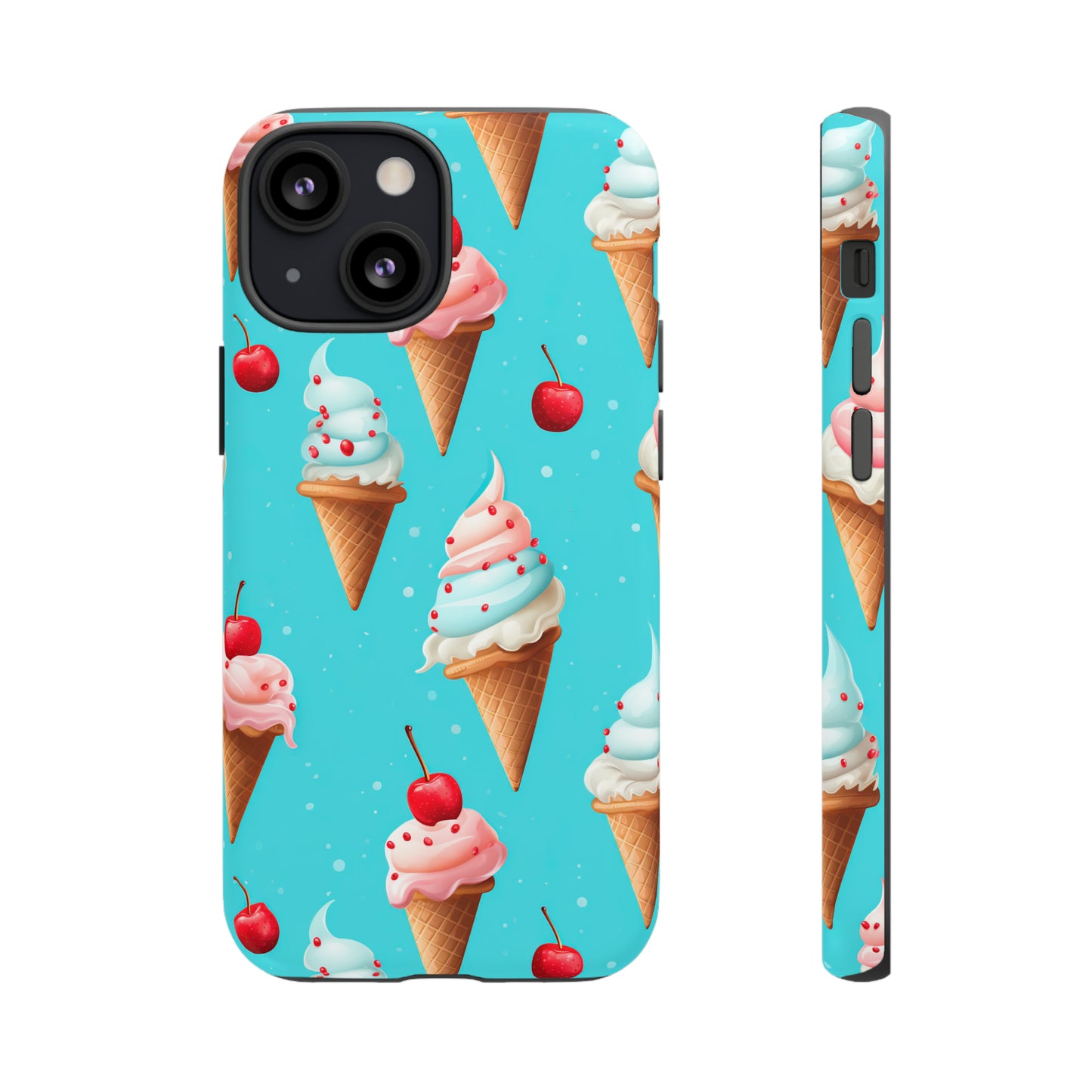 Sundae Funday - Ice Cream Cone Pattern Phone Case - iPhone & Samsung Compatible Phone Case Pattern Symphony   