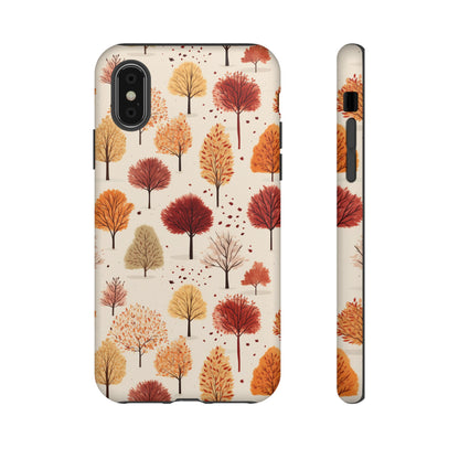 Gradient Grove: Autumn's Diverse Palette - Tough Phone Case