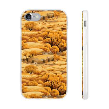 Rural Rhapsody: Early Autumn Farm Tales - Flexible Phone Case