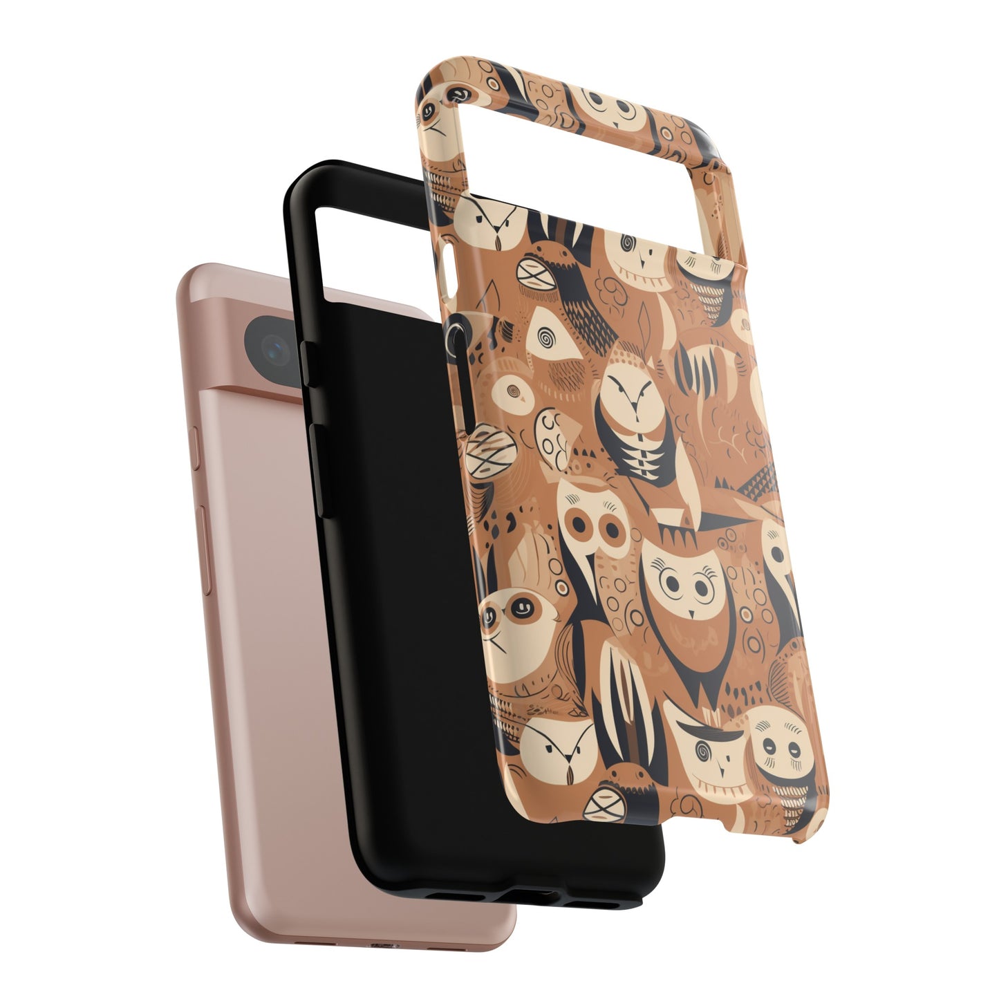 Abstract Owl - Phone Case