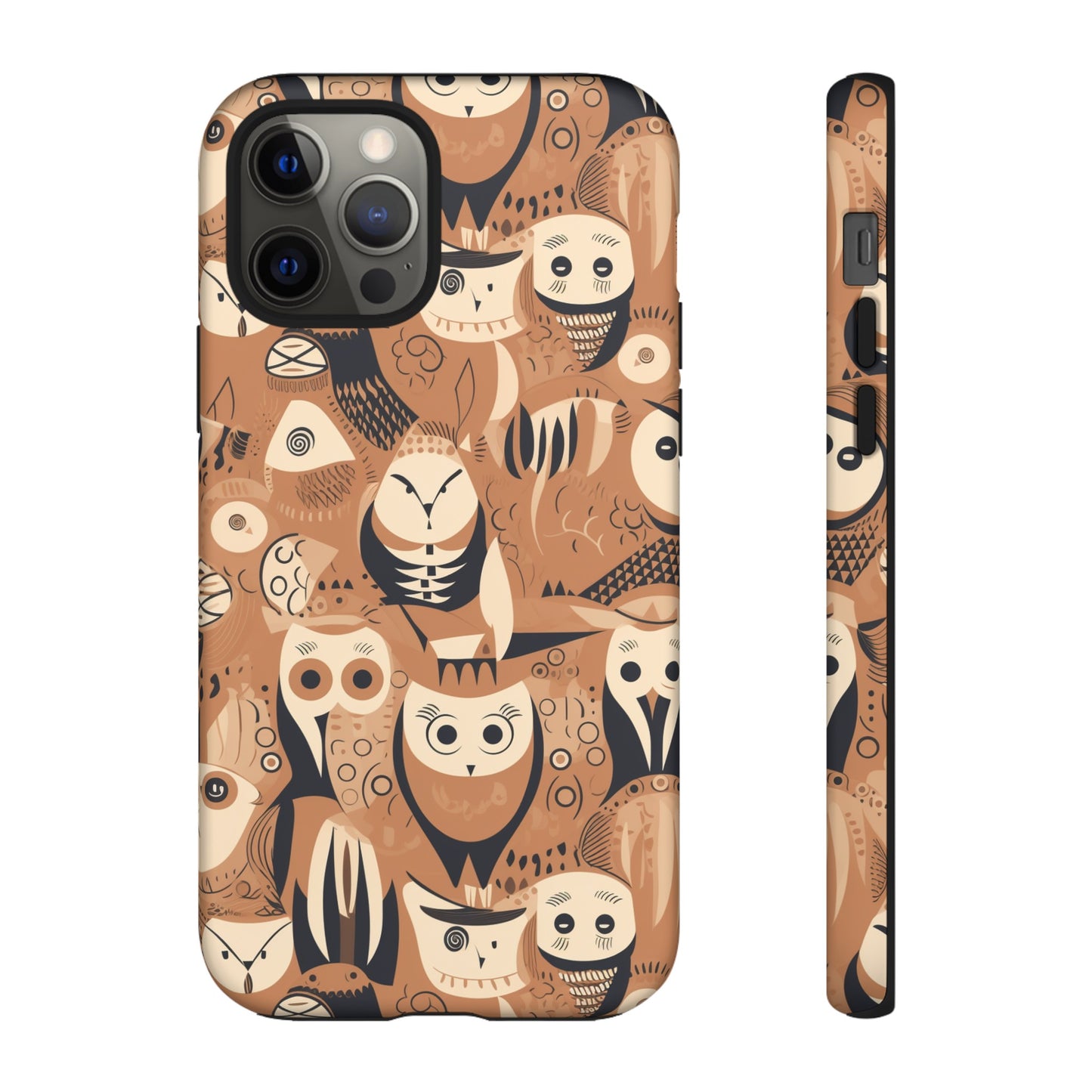 Abstract Owl - Phone Case