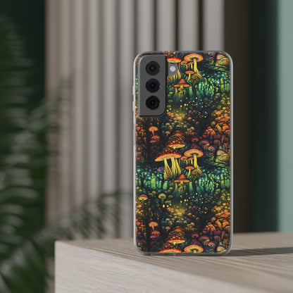 Neon Hallucinations: An Illumulated Autumn Spectacle - Flexible Phone Case