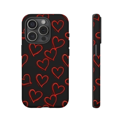 Neon Heartbeat - Phone Case