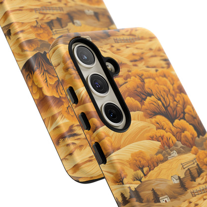 Rural Rhapsody: Early Autumn Farm Tales - Tough Phone Case