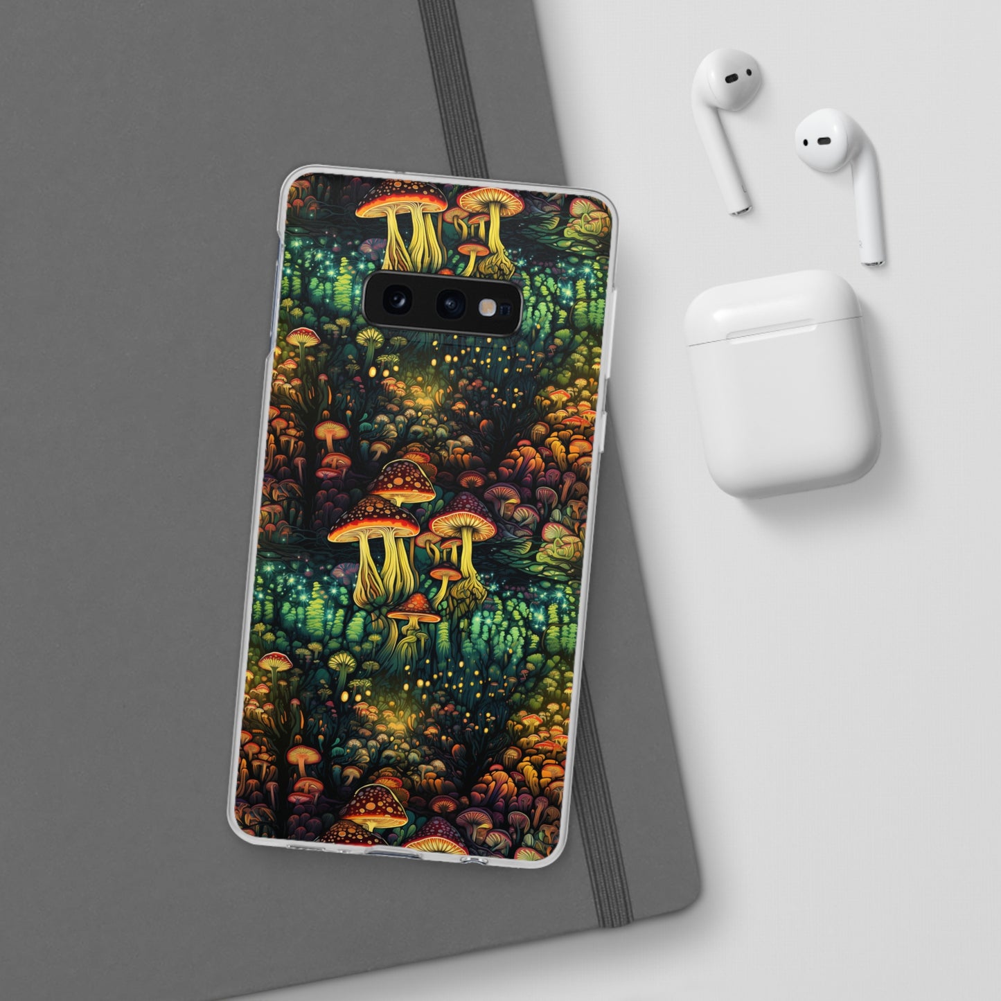 Neon Hallucinations: An Illumulated Autumn Spectacle - Flexible Phone Case