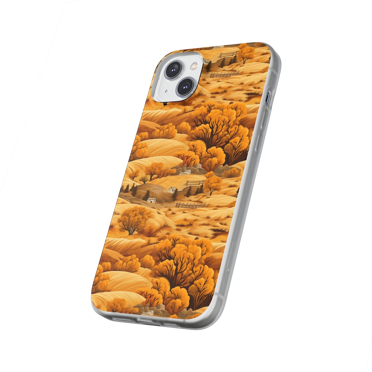 Rural Rhapsody: Early Autumn Farm Tales - Flexible Phone Case