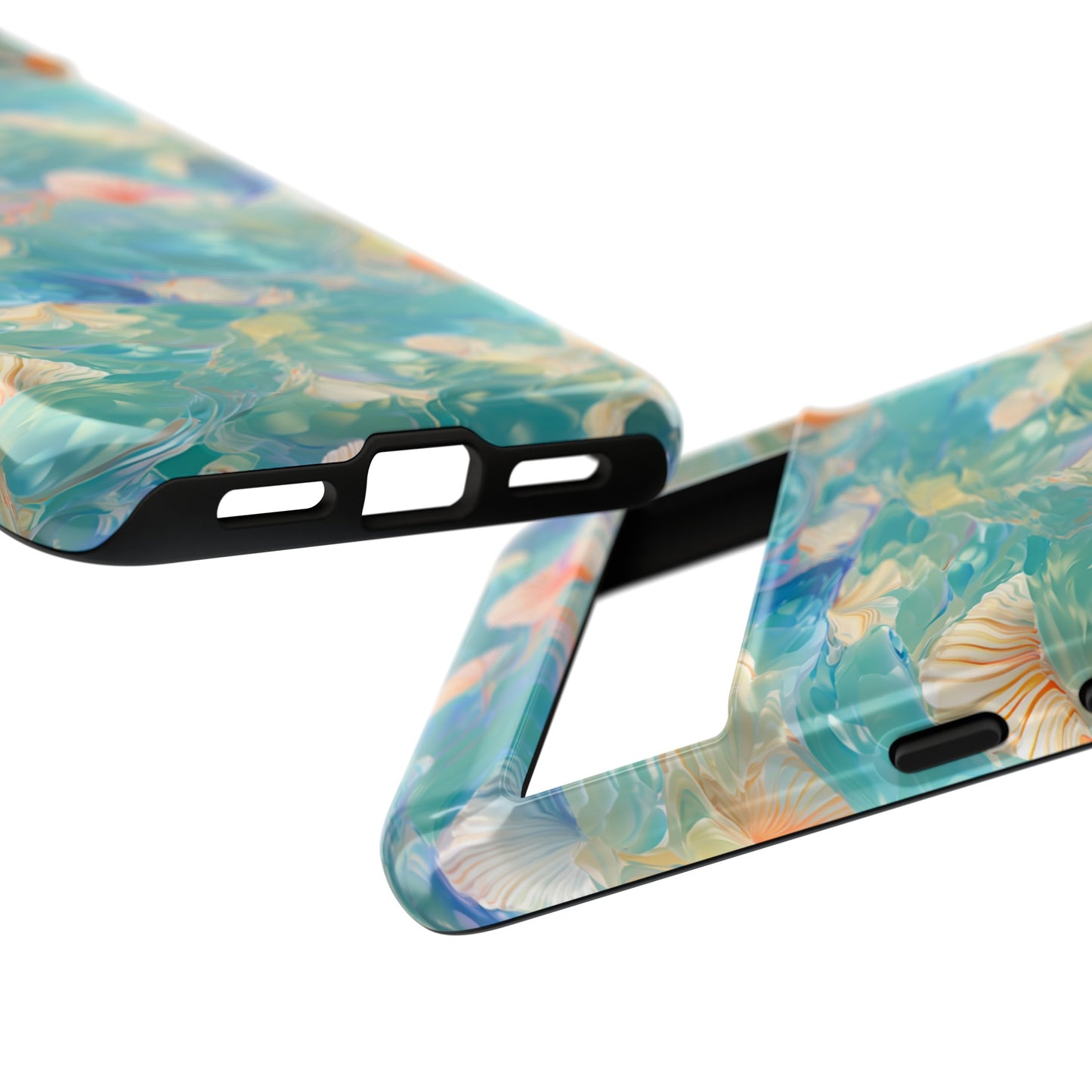 Watercolour Seashell Wonders - Protective Tough Phone Case