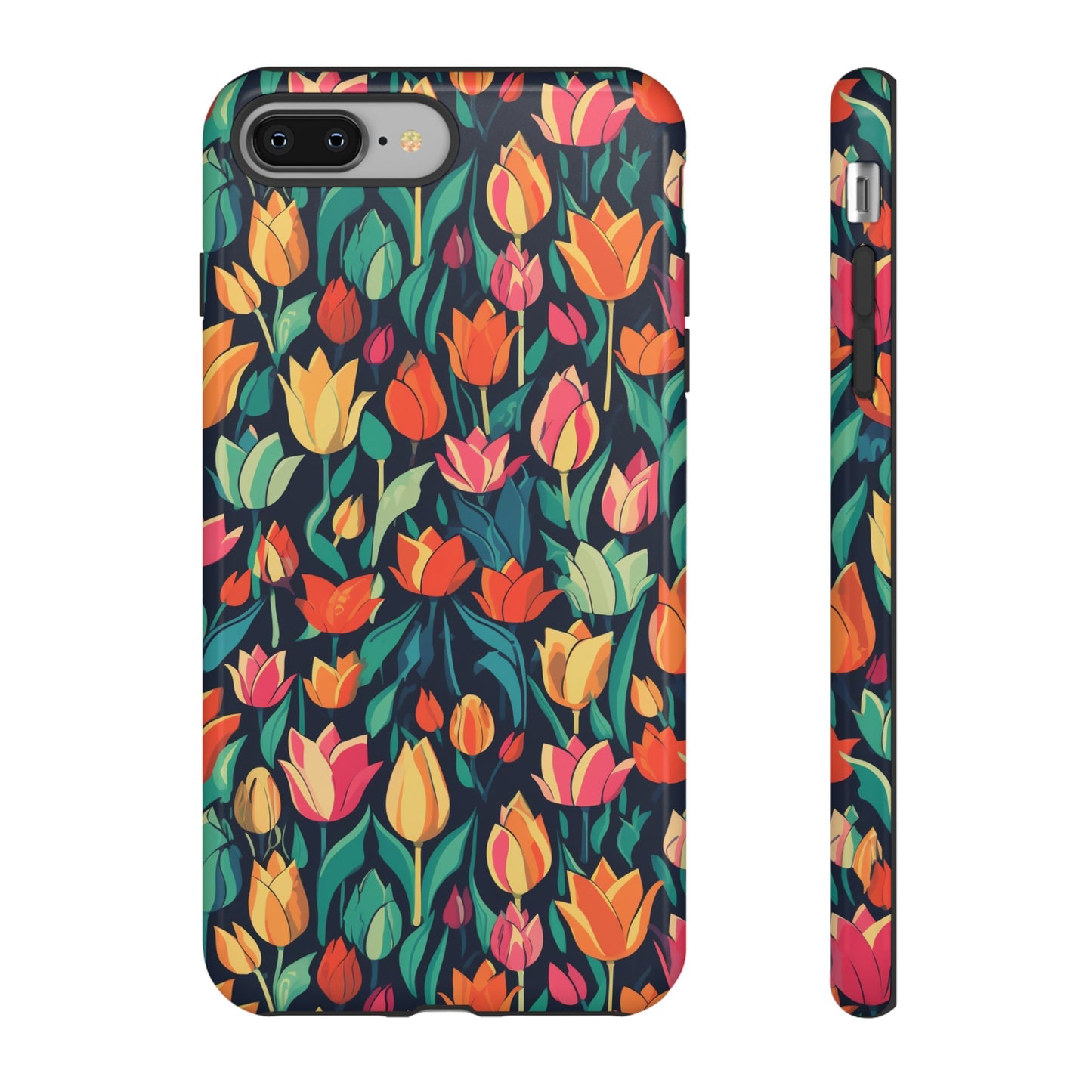 Tulip Medley Tough Phone Case - Vibrant Spring Floral Design