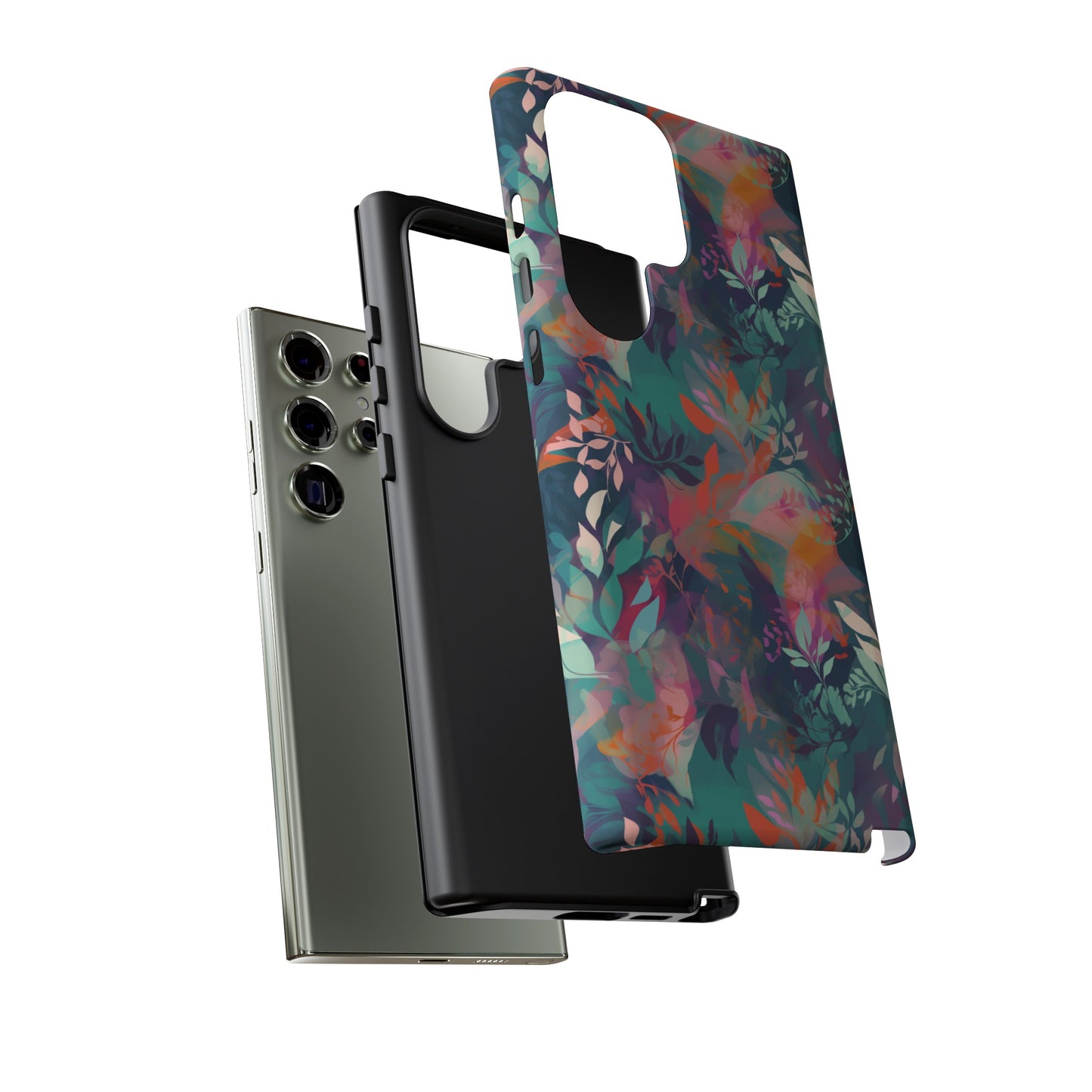 Botanical Bliss - Stylized Abstract Flower Design Tough Phone Case