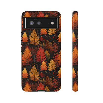 Bronzed Forest: A Chromatic Landscape - Tough Phone Case