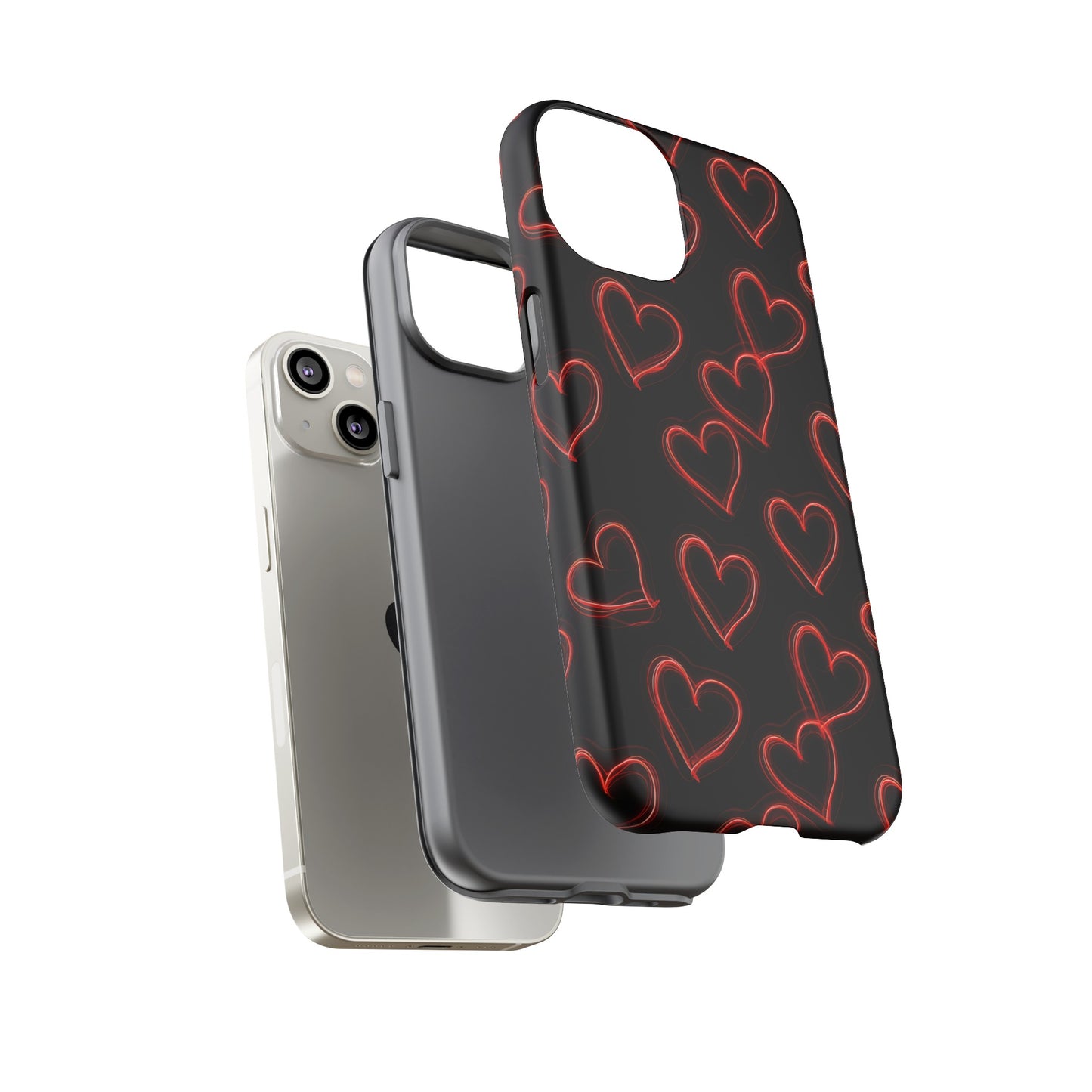 Neon Heartbeat - Phone Case