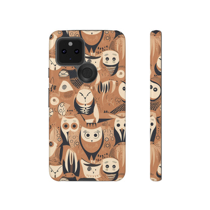 Abstract Owl - Phone Case