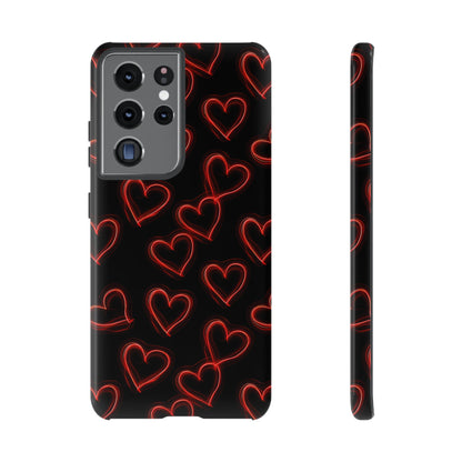 Neon Heartbeat - Phone Case