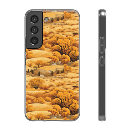 Rural Rhapsody: Early Autumn Farm Tales - Flexible Phone Case