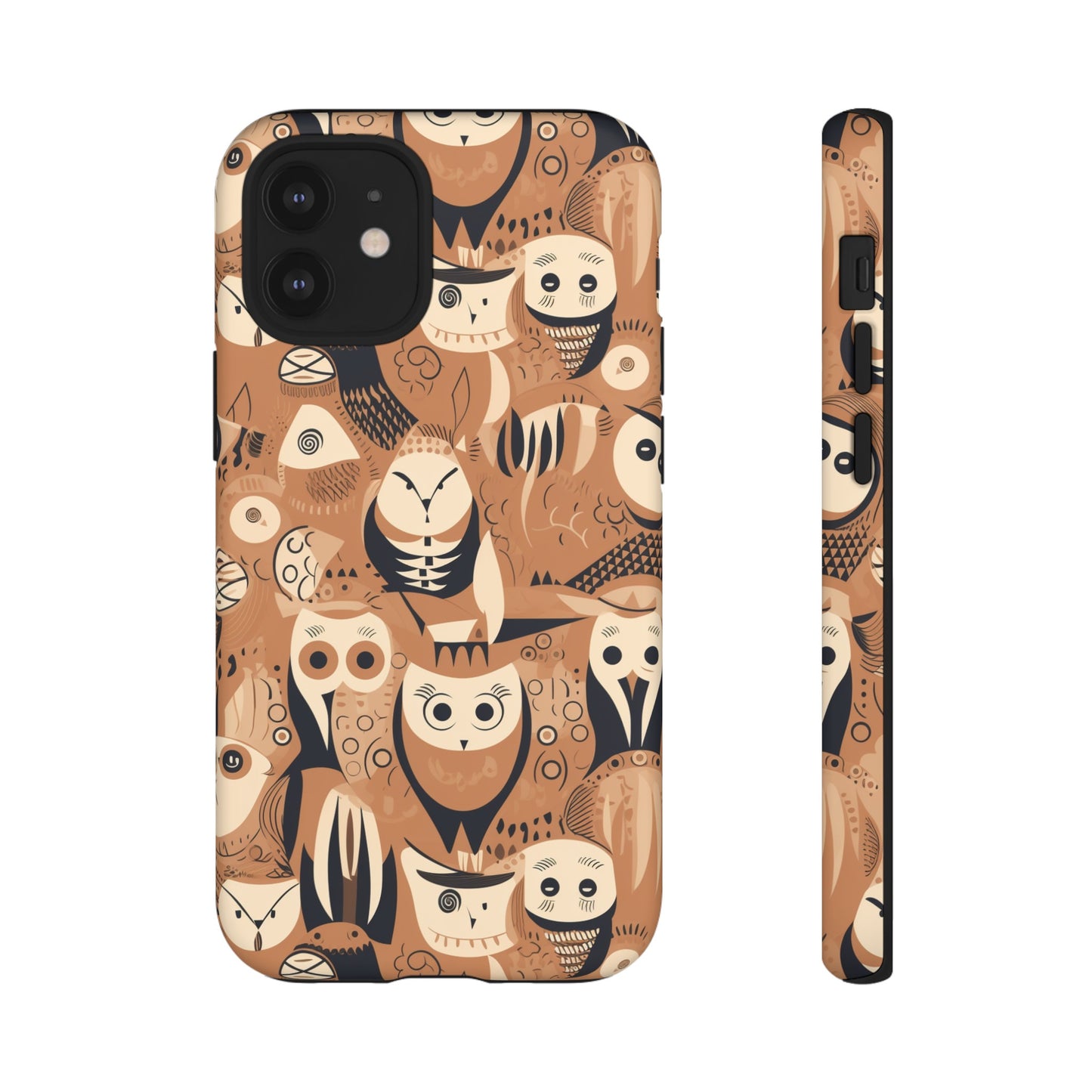 Abstract Owl - Phone Case